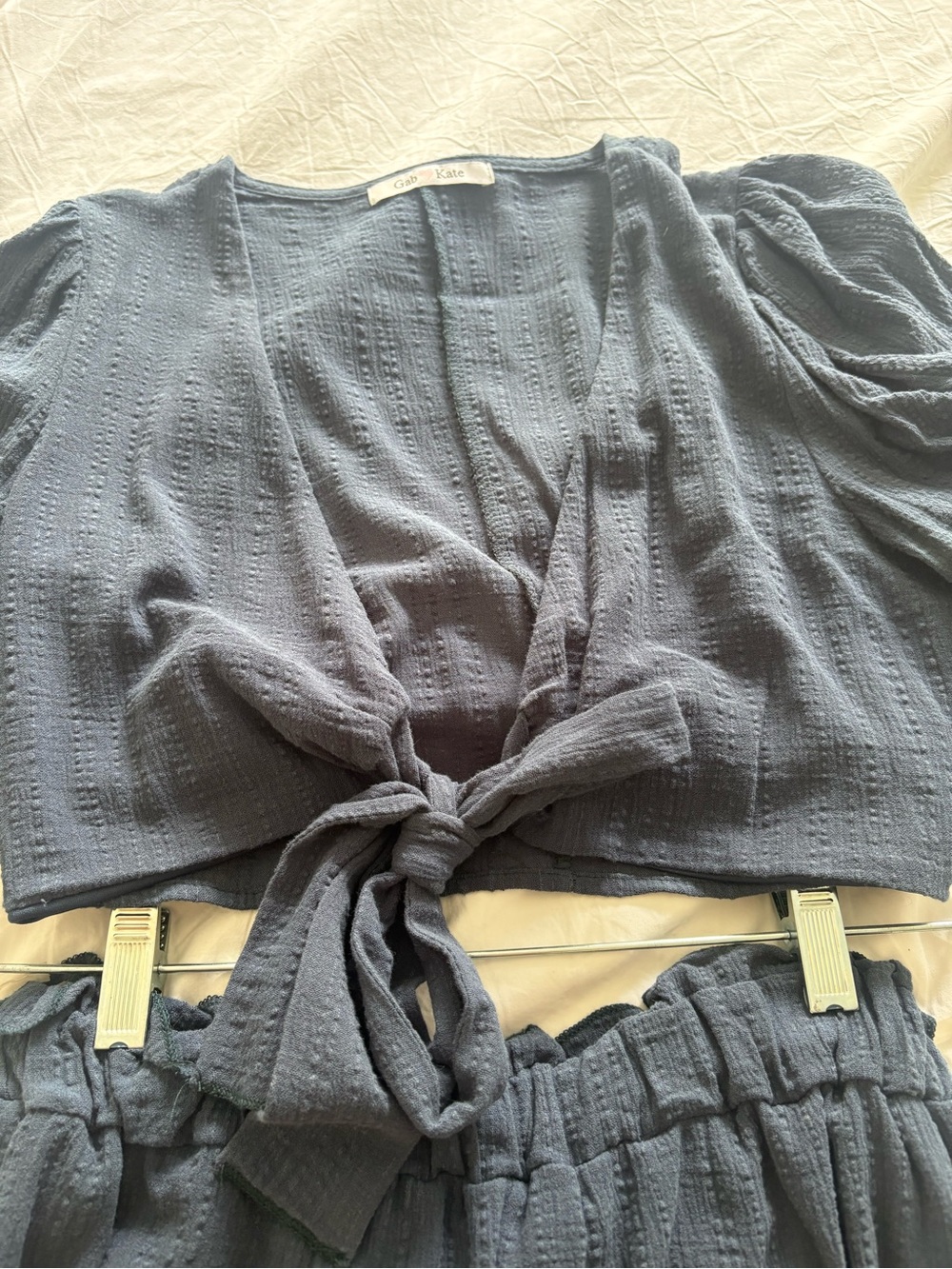 Gab Kate Textured Two-Piece Set - Picture 3 of 6